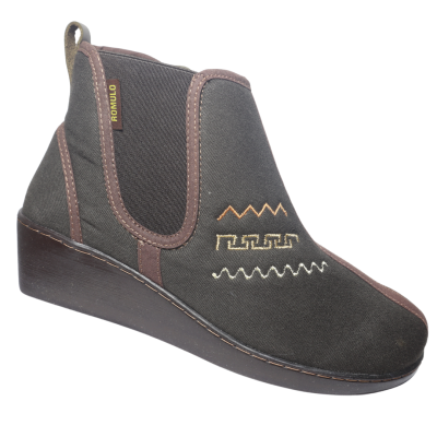 Romulo Bota Textil Caf&eacute; Mujer Talla 37 Ref 3337 